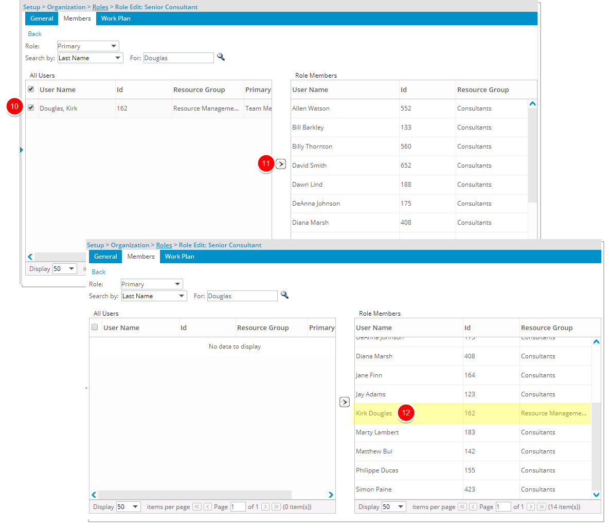 Cochez la case Nom d'utilisateur