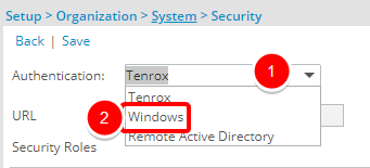 Sélectionnez Windows