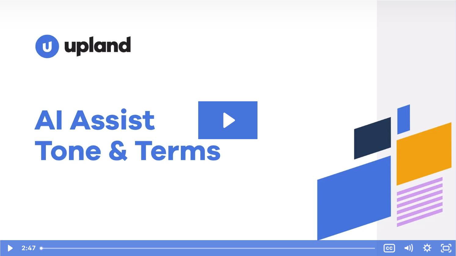 AI Assist - Tone & Terms