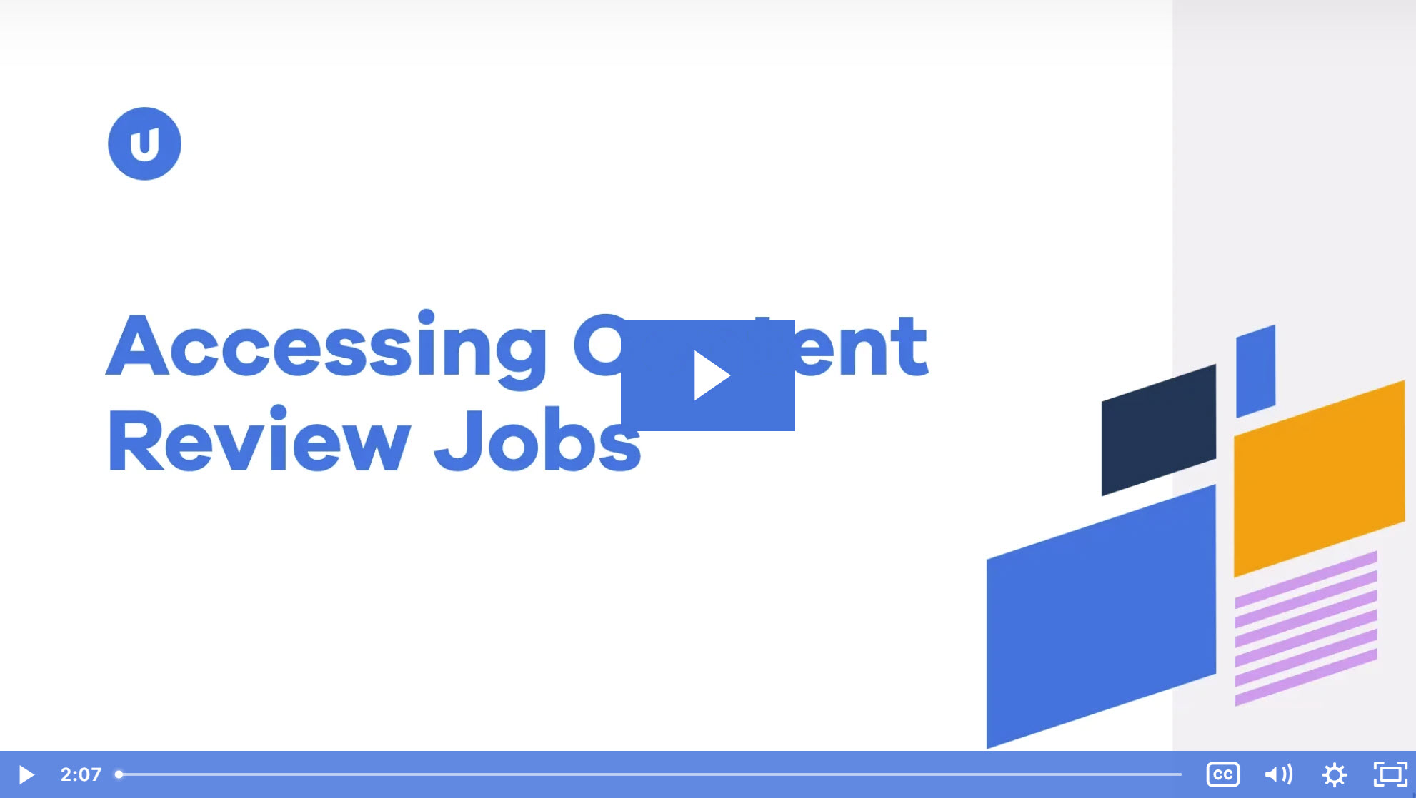 Accessing Content Review Jobs