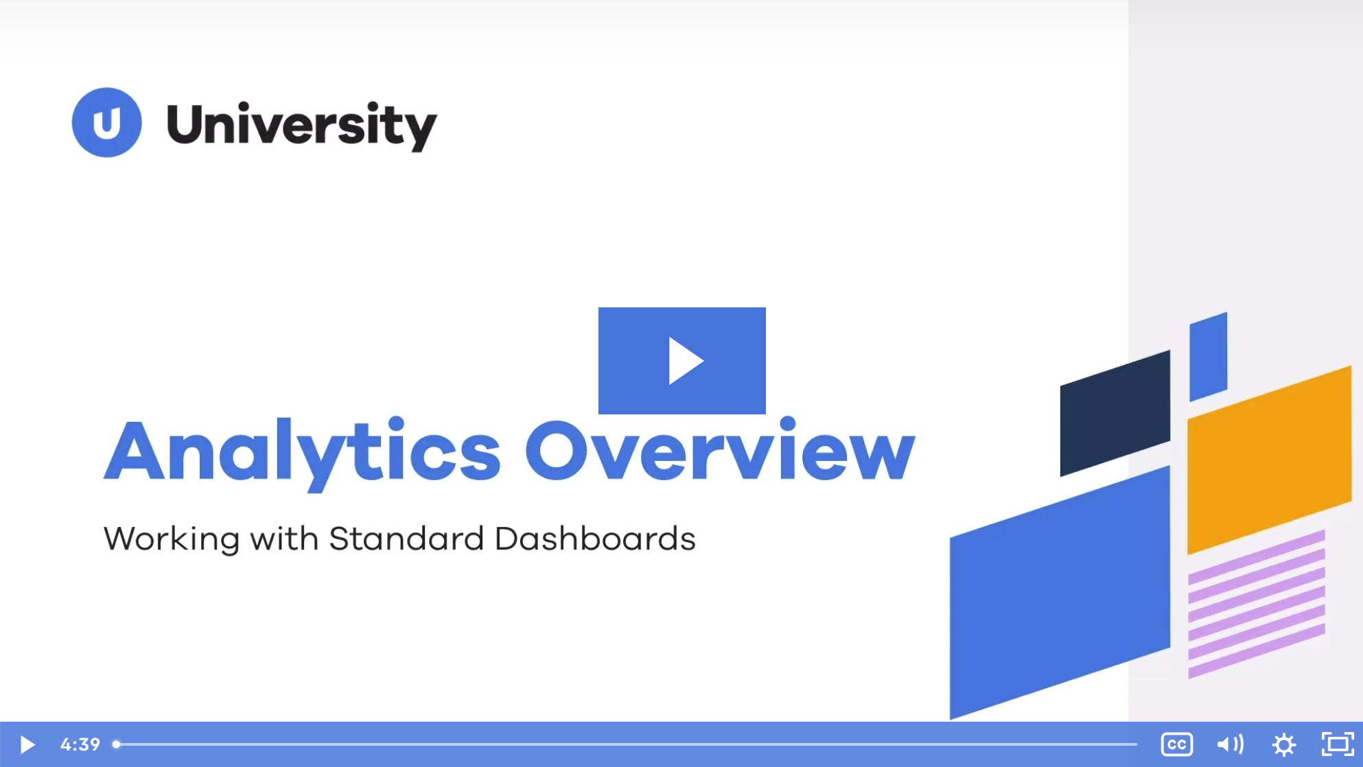 Working with Standard Dashboards