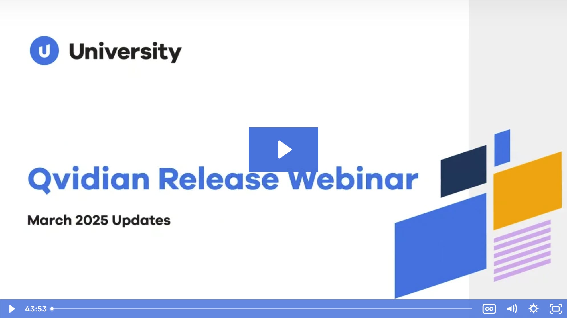 March 2025 Release Webinar