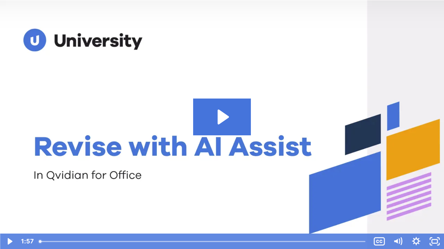 Revise with AI Assist - Qvidian for Office