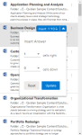 Insert dropdown