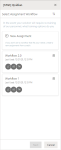 Select an Assingment Workflow