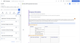 New Project interface - AutoFill panel New Project interface - AutoFill panel