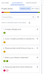 Project status