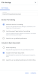 Settings Panel