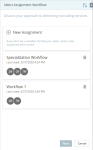 Select Assingment Workflow