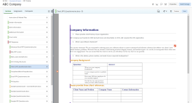 Classic Project interface