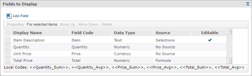Example of architecture of Structured Content Component used for Line Item Pricing