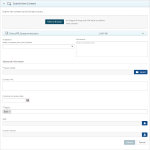 How settings appear in the Submit Content Home page panel
