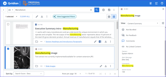 Library screen showing the search term repeating highlighted in the search results, card view