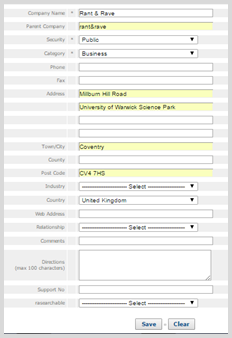 Add company