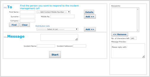New incident form