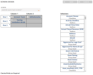 Screen Design page