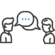 Community, users talking