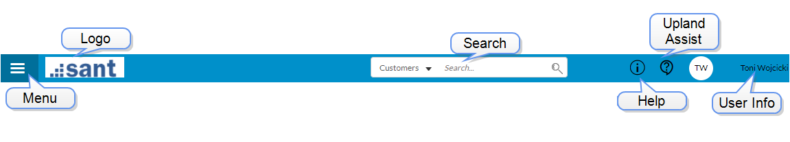 RUX Home Page Header