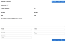 Nominate a Reference dialog