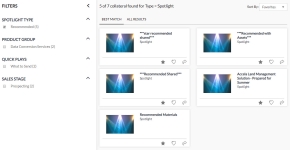 Spotlights page